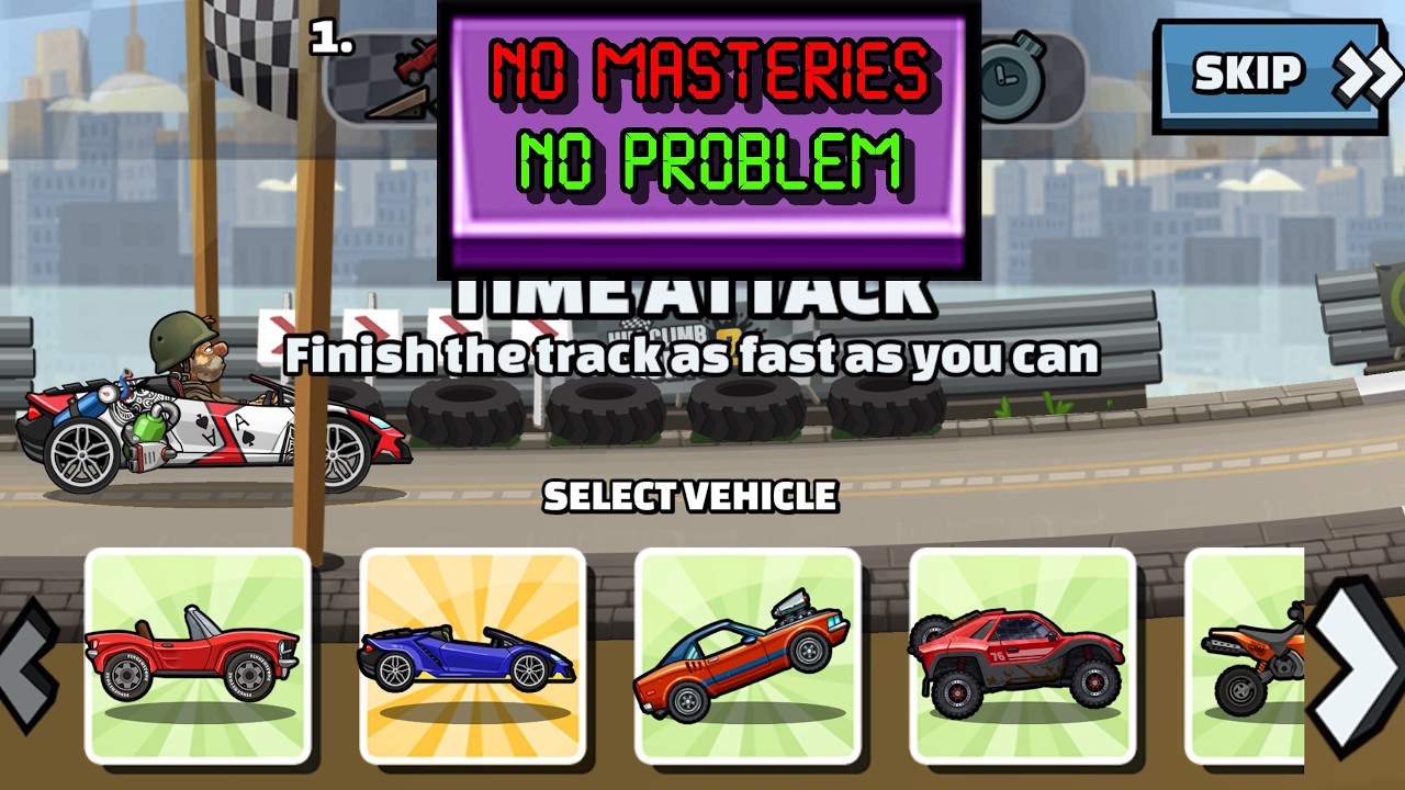💯 NO MASTERIES NO PROBLEM ✅ (Grand Theft Aero) - Hill Climb Racing 2
