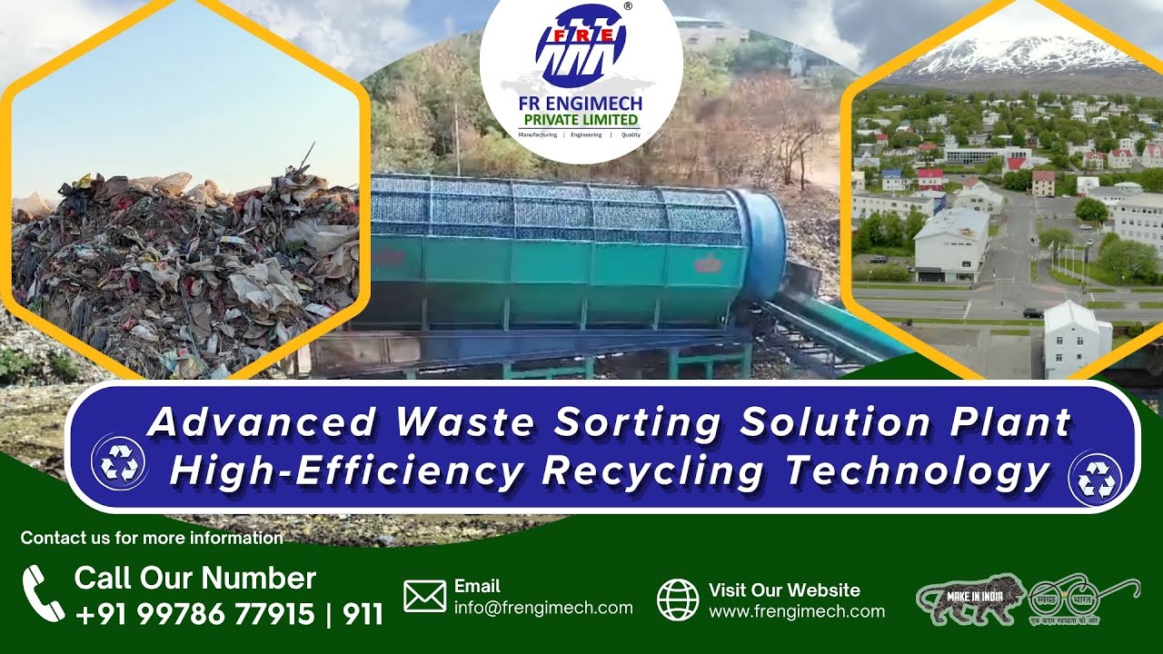 Advanced Waste Sorting Solution Plant | Smart Waste Recycling Technology #WasteManagement #Recycling