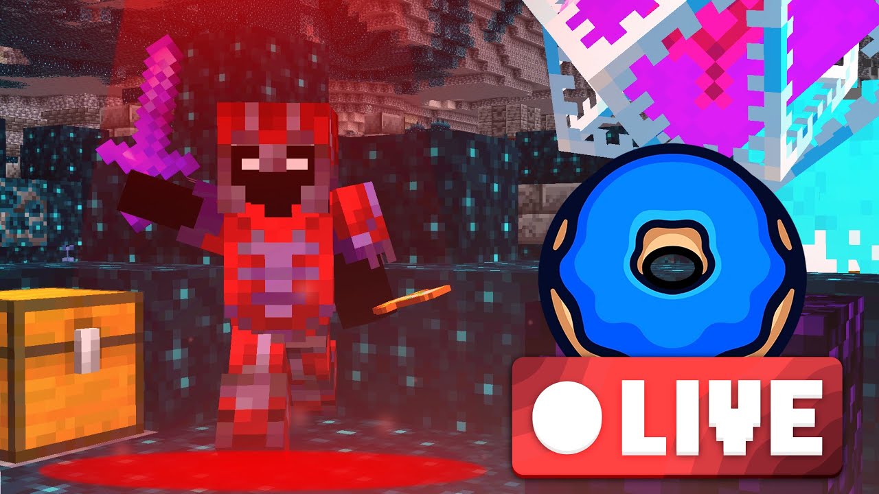 Rating Bases + Gambling + Auctions + Bounties | DONUT SMP LIVE!!! W donut