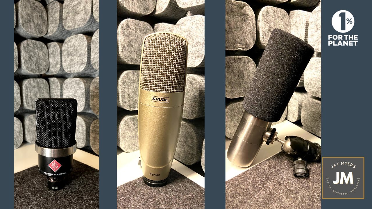 3 лучших микрофона для озвучивания до 1000 долларов | (Earthworks Ethos, Shure KSM 32, Neumann TL...