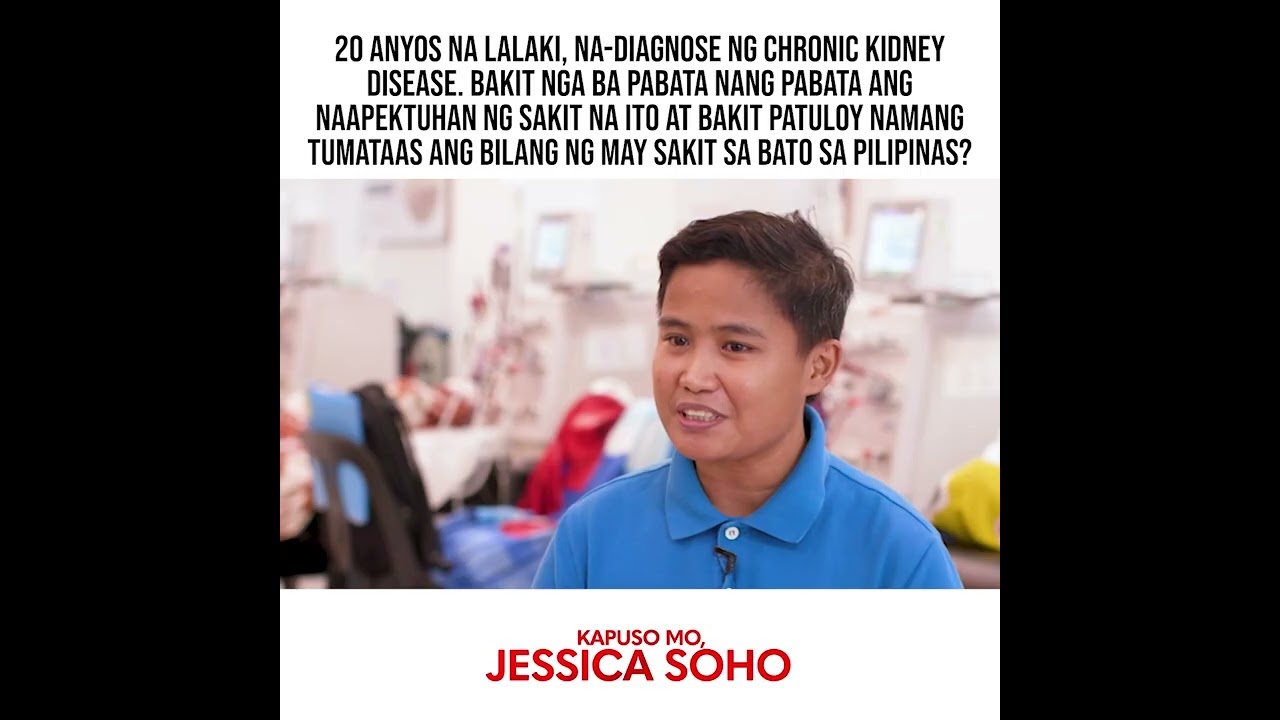 20-anyos na lalaki, na-diagnose ng Chronic Kidney Disease | Kapuso Mo, Jessica Soho