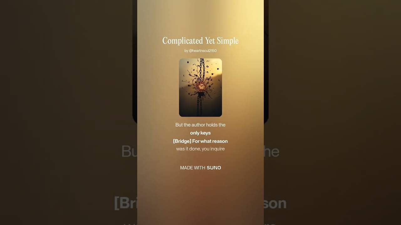 Complicated Yet Simple
