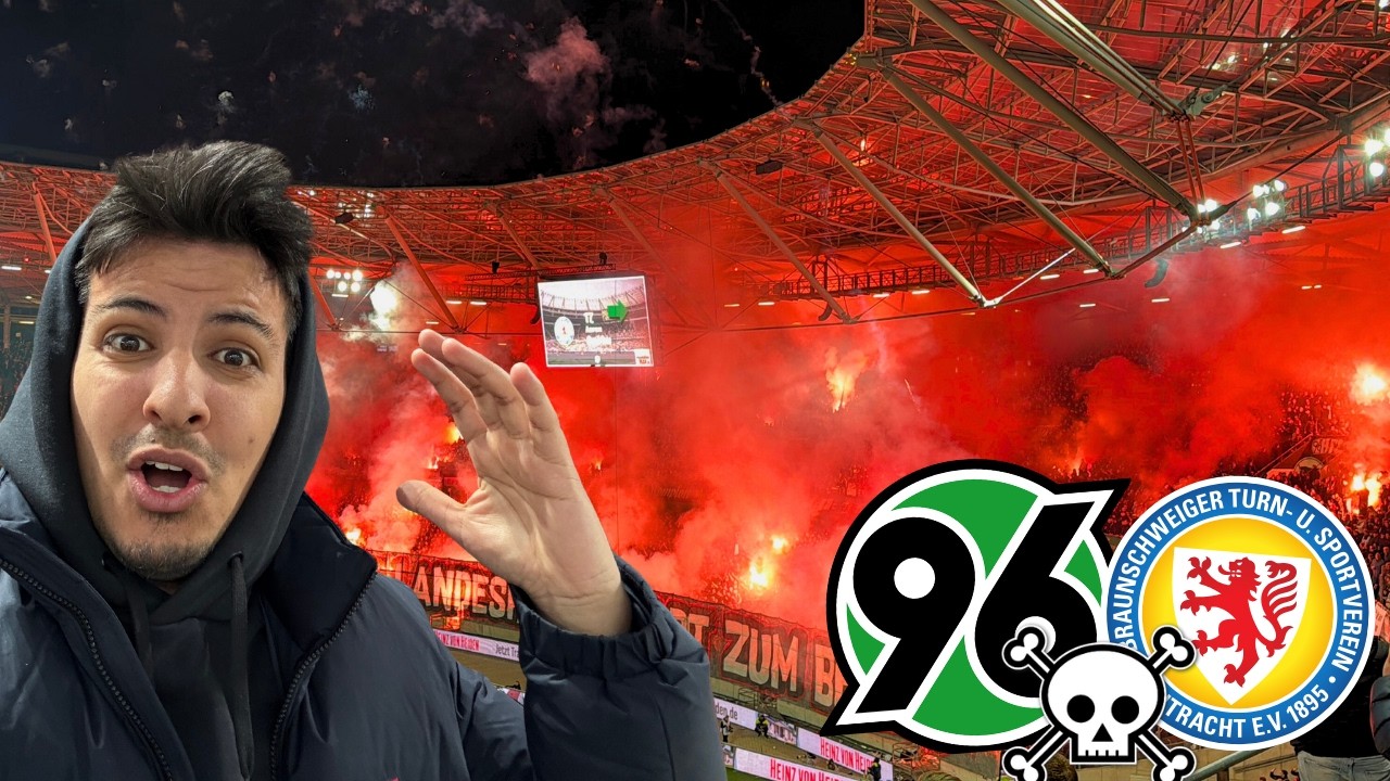 GEISTESKRANKE ATMOSPH&Auml;RE im NIEDERSACHSEN-DERBY! 🤯😍🔥 | Hannover 96 vs. Braunschweig | CedrikTV