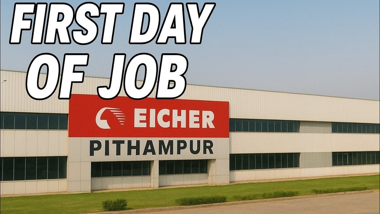 First Day of my job in Volvo eicher Pithampur indore #trending #vlog #job #volvo #eicher #viral 