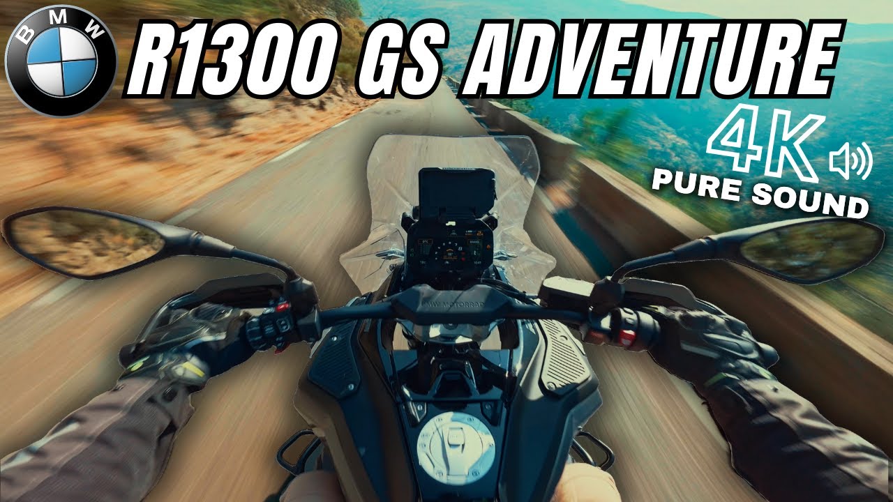 [4K POV] BMW R1300 GS ADVENTURE - PURE SOUND (STOCK)