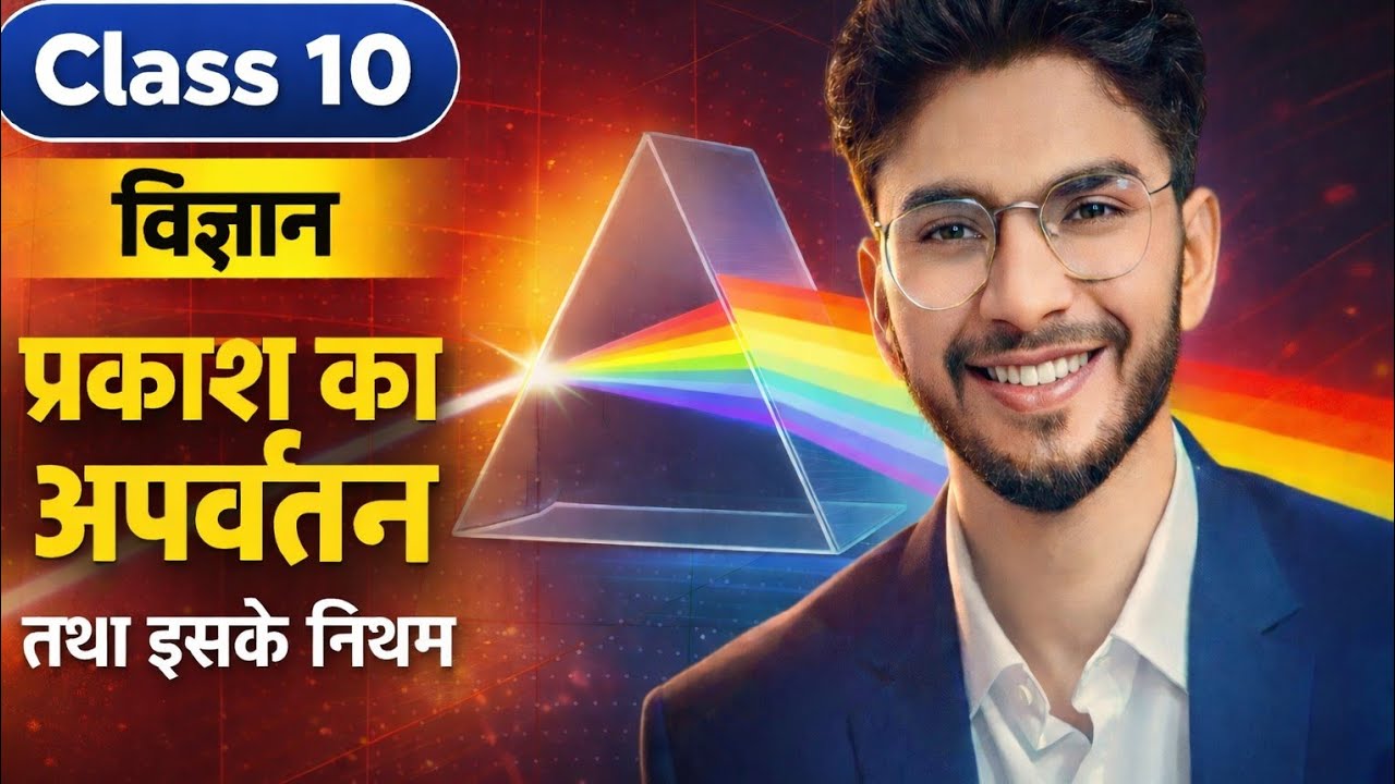 Class 10 विज्ञान ll अपवर्तन तथा अपवर्तन के नियम ll Refraction of light  