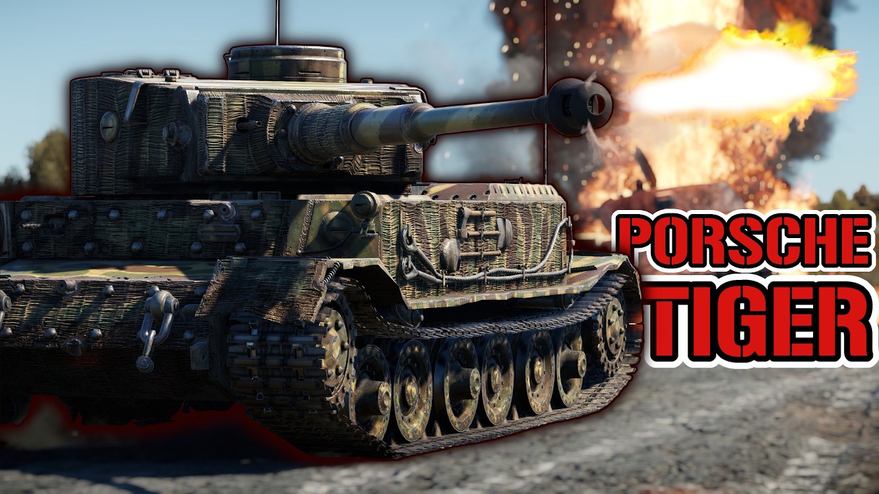 Porsche Tiger! Der Tiger der ein Elefant wurde - VK 45.01 (P) und Pz.Bef.Wg.VI P - War Thunder