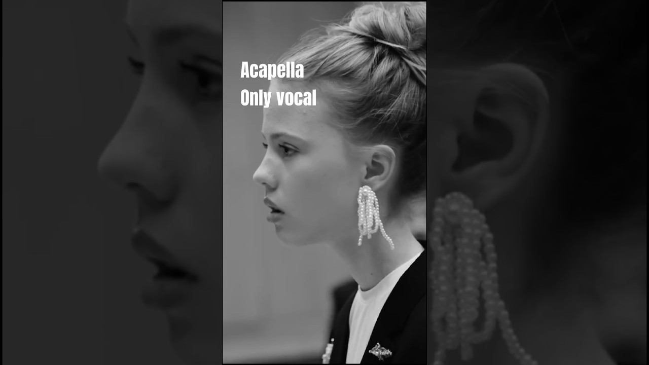 Acapella - Emilio piano ft. Lucie - Maison | Clean like studio vocal