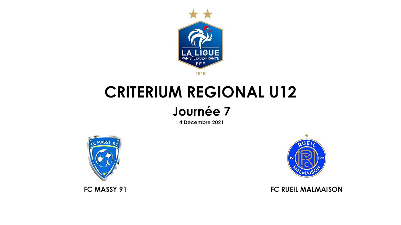 211204 - Criterium Régional U12 Espoir - J7 - Poule E // MASSY FC91 - FCRM