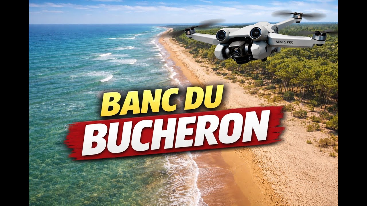 Banc du Bucheron Ile de Ré (partie 1/2) - DJI Mini 5 Pro