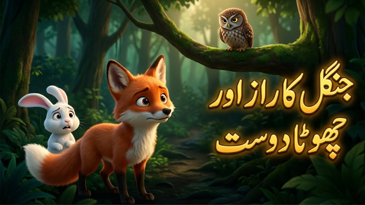 Jungle Ka Raaz Aur Chhota Dost | Sabak Amoz Kahani | Kahani Time Urdu