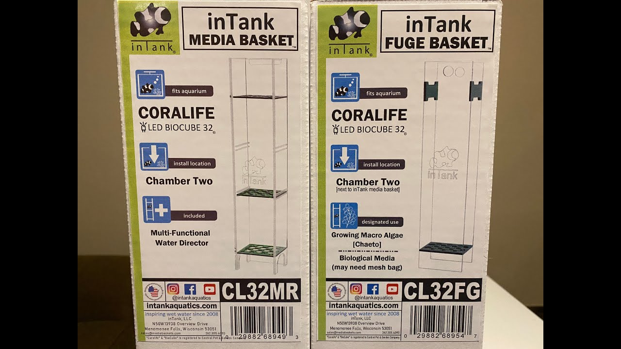 Unboxing of Intank fuge & media basket.