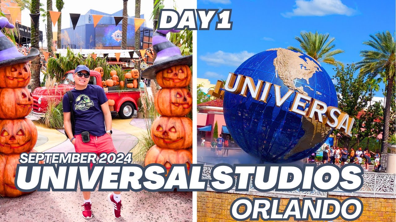 UNIVERSAL STUDIOS DAY ONE Orlando Florida | WALT DISNEYWORLD VLOGS Sept 2024