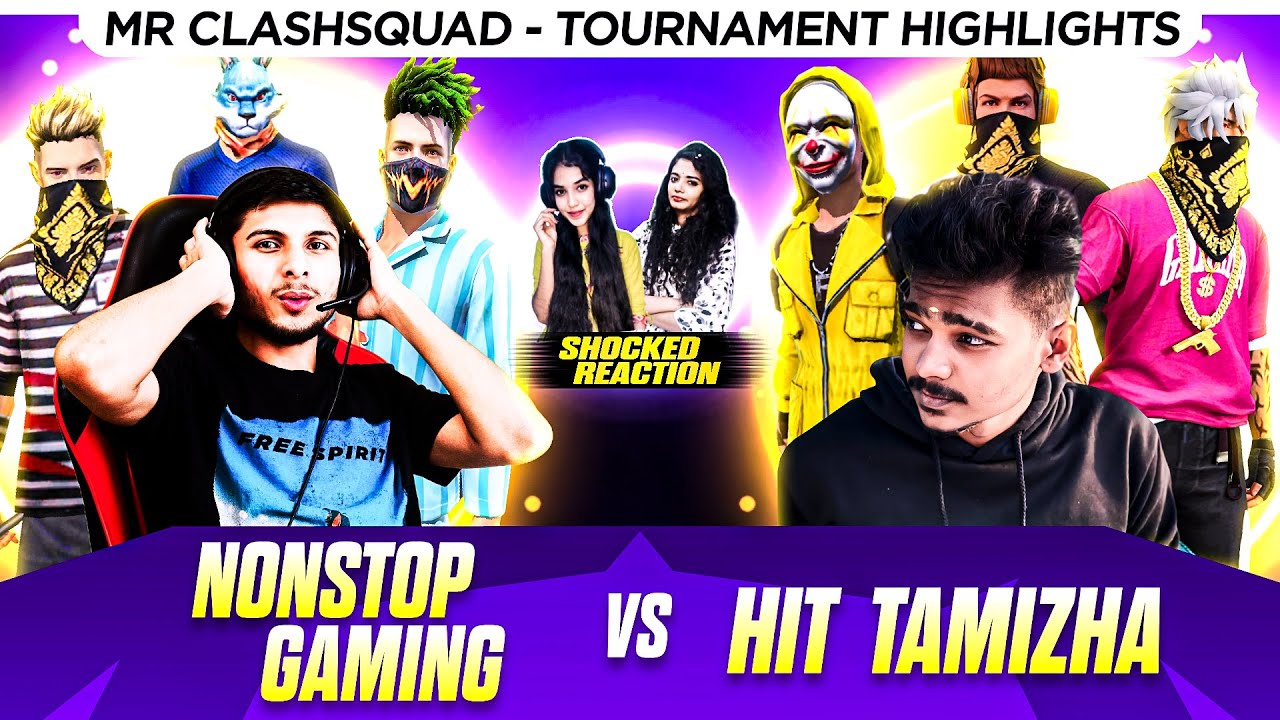 Hit Tamizha VS NonStop Gaming | HTG - யாரு சாமி நீங்க🥺NG - உங்களை பாத்த பாவமா😹 இருக்கு‼ FreeFire IND