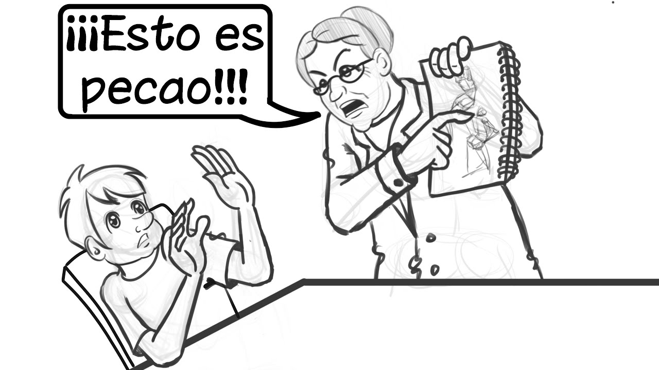 SU HIJO SOLO DIBUJA GENTE EMPELOTA