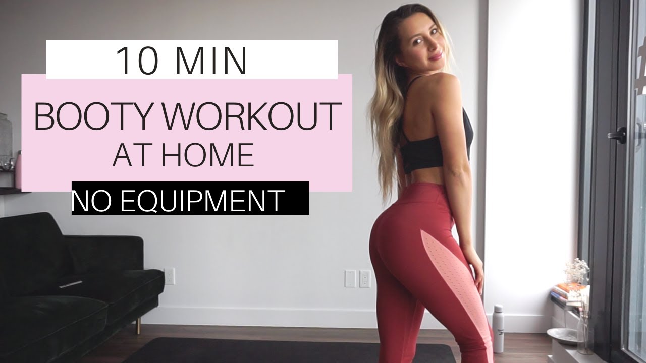 10 MIN BOOTY WORKOUT AT HOME | No Equipment