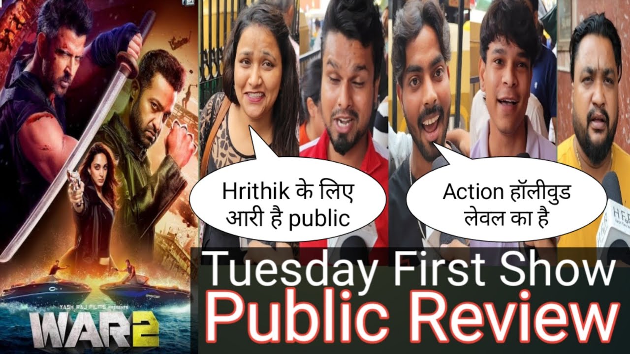 War 2 Movie Public Review Tuesday First Show || War 2 Public Reaction 6th Day || Hrithik || Jr NTR 