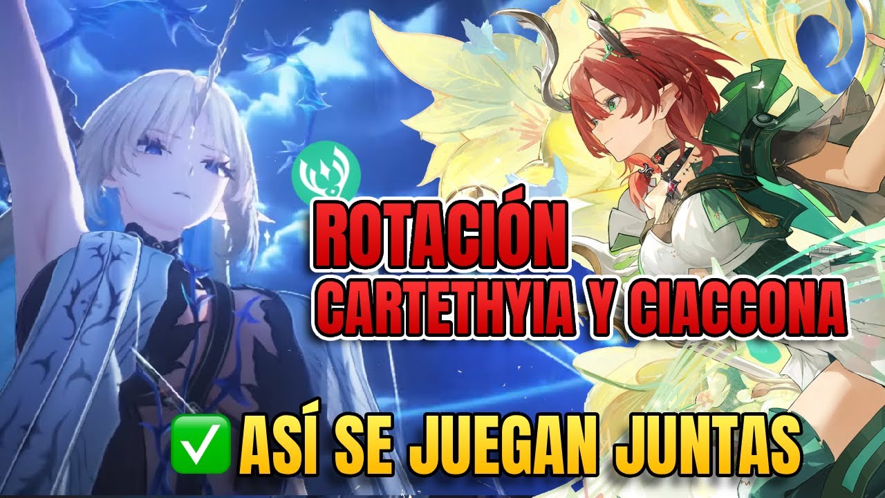 ROTACIÓN CARTETHYIA Y CIACCONA EN 5 MINUTOS (GUÍA)✅| Wuthering Waves