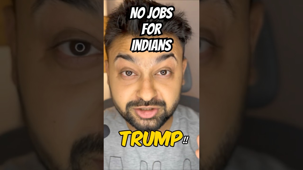 Trump's war on Indian Tech Jobs! #jobs #trump