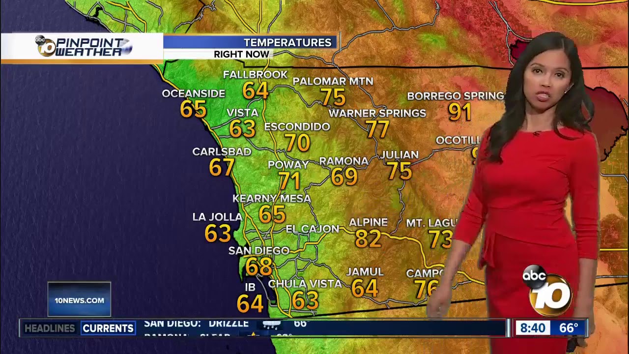 10News Pinpoint Weather for Sun. July 14, 2019