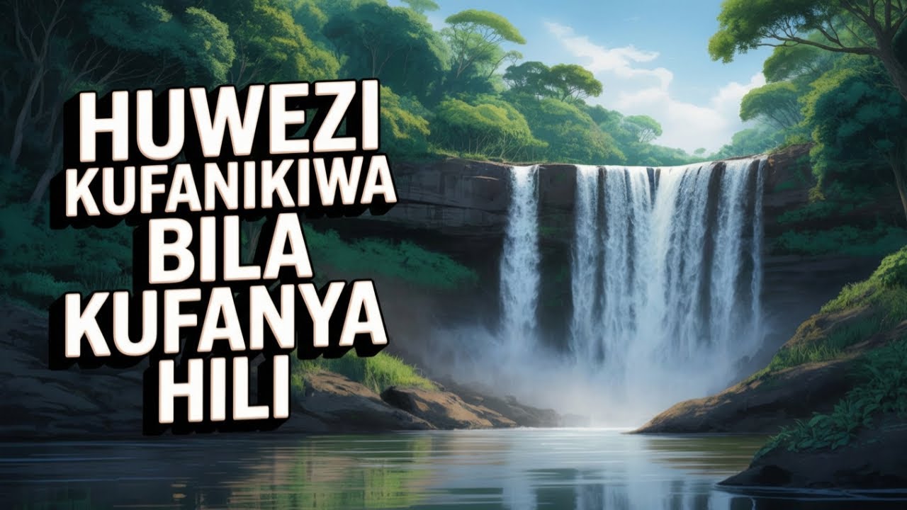 UFUNGUO WA PEKEE KABISA WA MAFANIKIO ENEO LOLOTE LILE