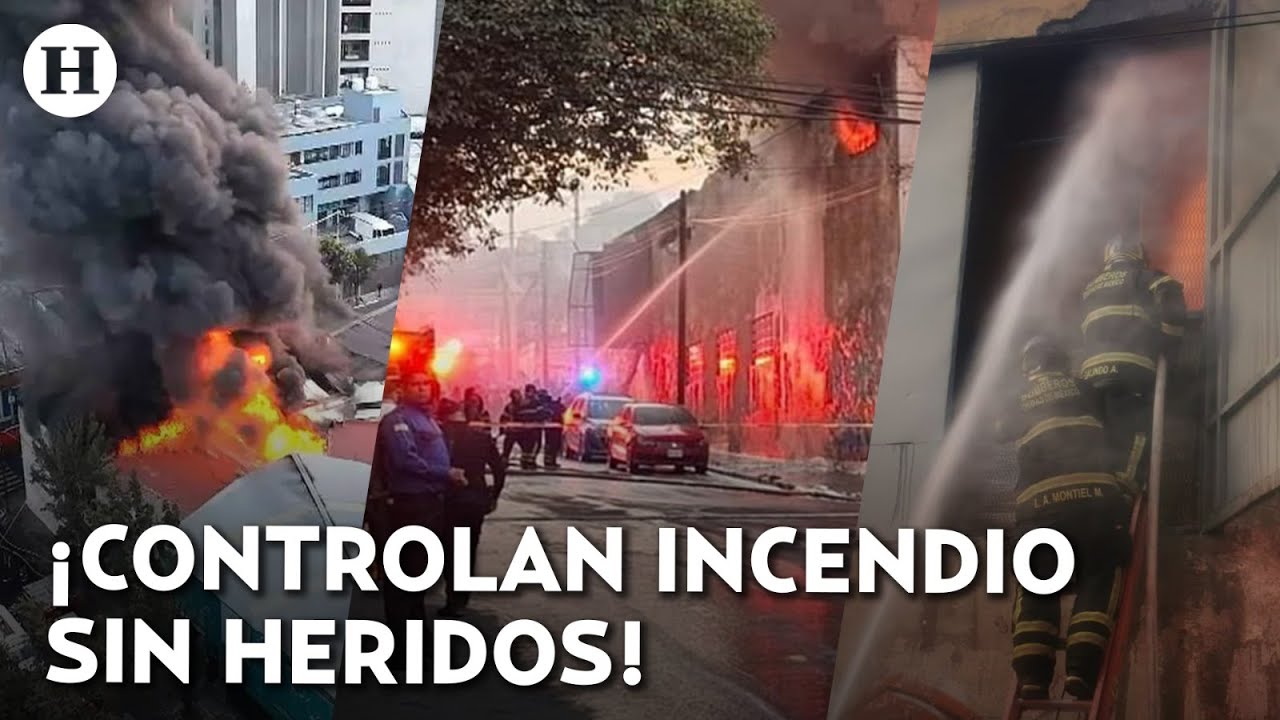 "Tenemos saldo blanco" Bomberos evitan tragedia tras fuerte incendio en Álvaro Obregón