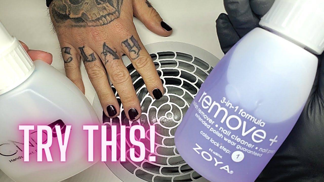 🤯 LIFE CHANGING NAIL POLISH REMOVAL METHOD! 🤯