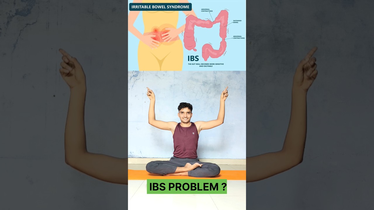 Yoga for IBS PROBLEM #ibs #intestine #yoga #yogalife #explore #ytshorts #shorts #foryou #health