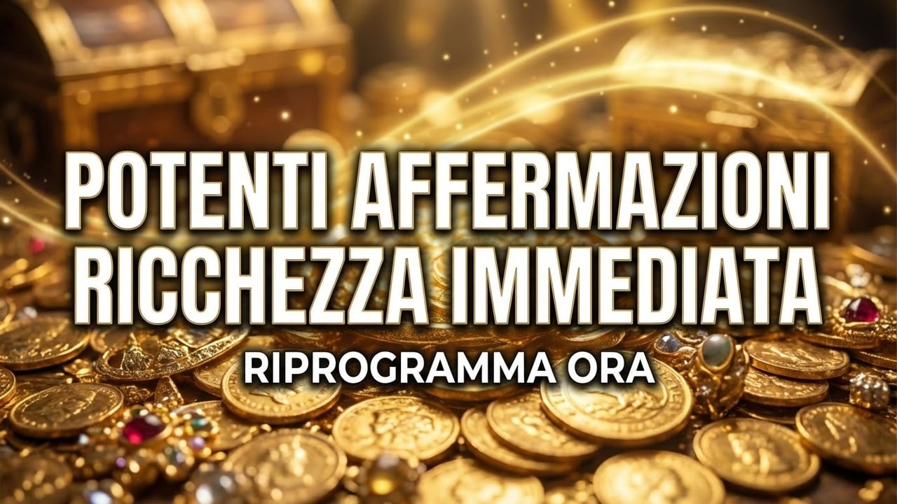 Meditazione Potente con affermazioni per attirare ricchezza e abbondanza con riprogrammazione