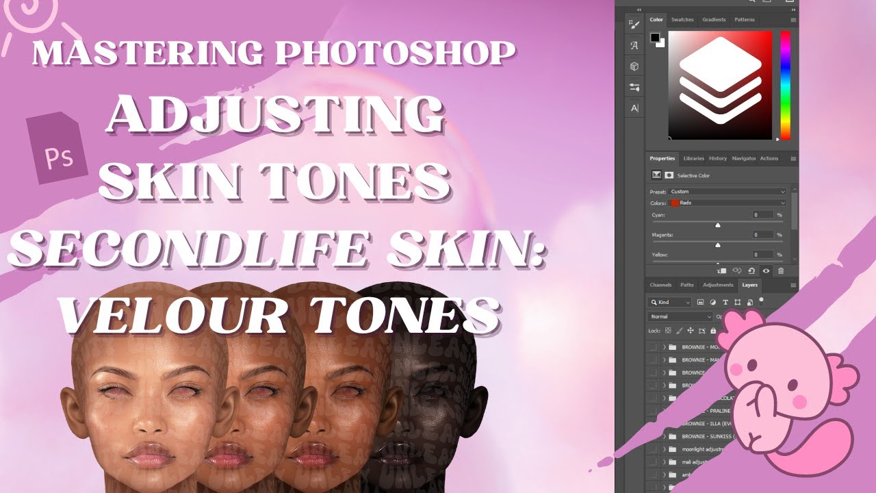 Mastering Skin Tone Adjustments in Second Life | Velour Tones