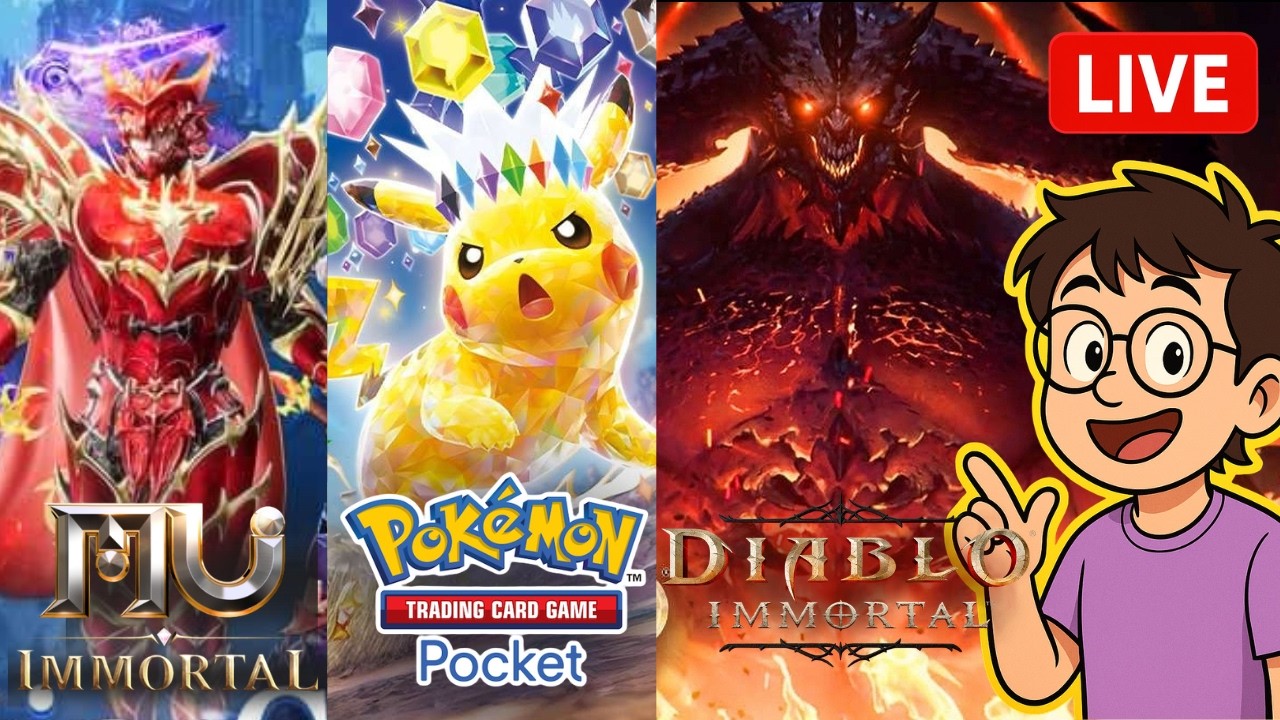 🔴 LIVE ON MU IMMORTAL / POKEMON / DIABLO !