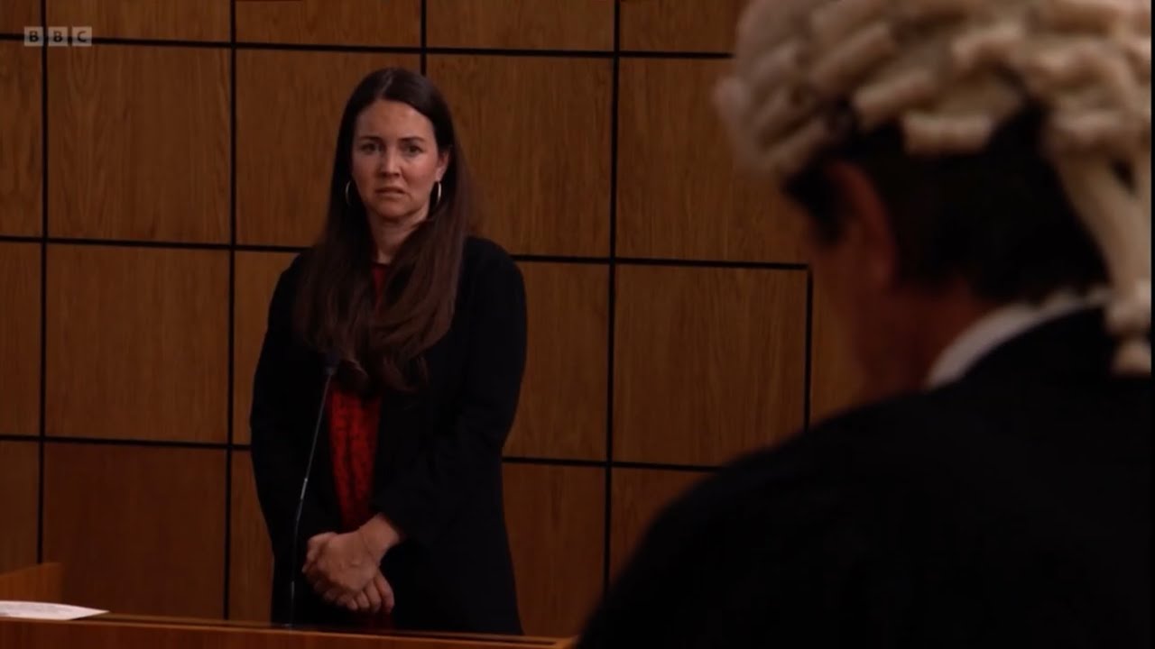 Eastenders Stacey plays dumb infront of Dean’s lawyer as he asks if she went to Dean’s flat scene
