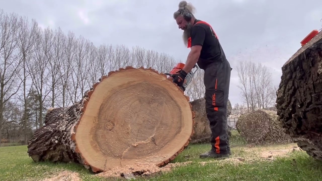 Stihl MS 881 Kantenschliff vs. Vollmeißel