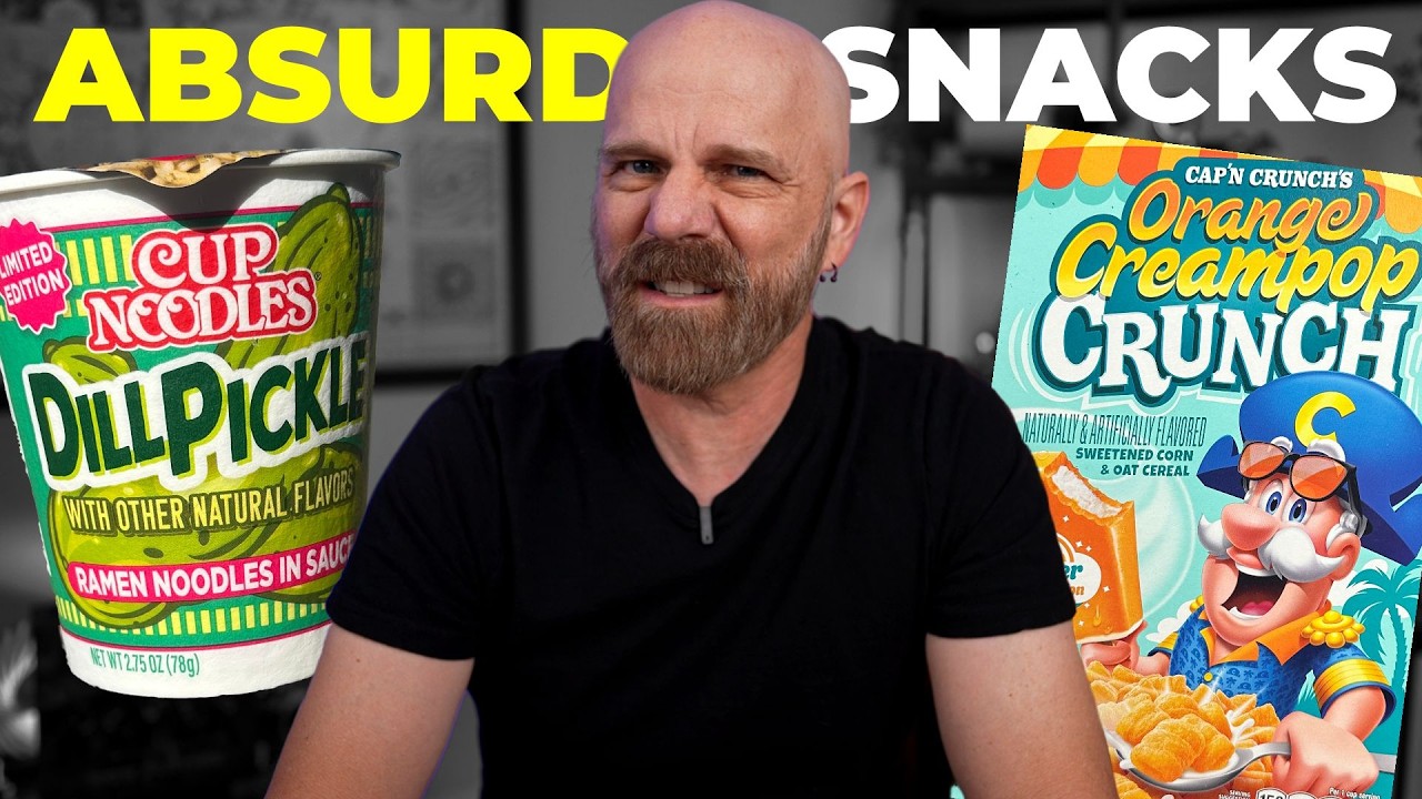 Bizarre Snack Trio? Cap’n Crunch Creamsicle, Selena Oreos, & Pickle Ramen!