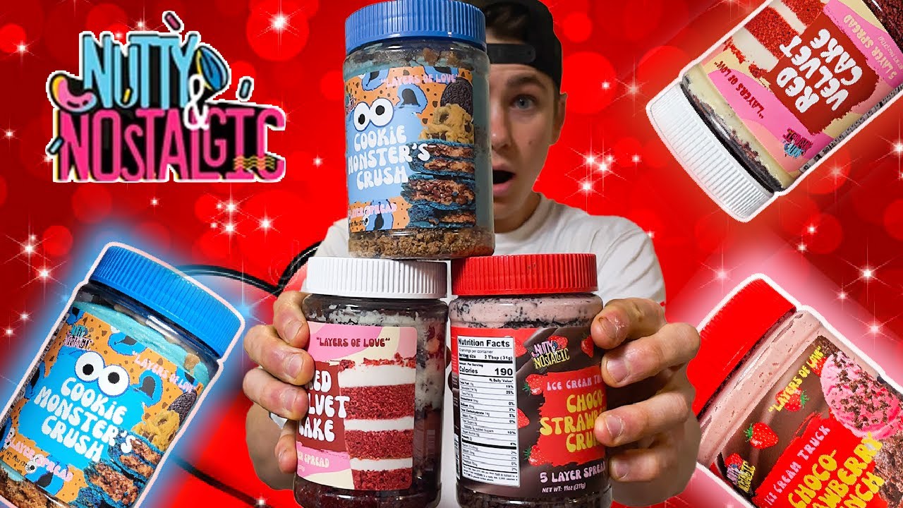 NUTTY NOSTALGIC VALENTINES DAY REVIEW! ALL 3 FLAVORS!