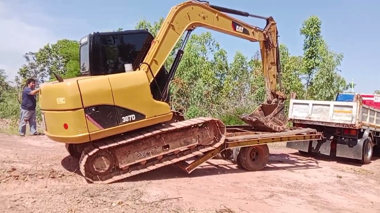 เอาบรรยากาศ จ้าวCAT 307D ขึ้นสาลี่ครับ