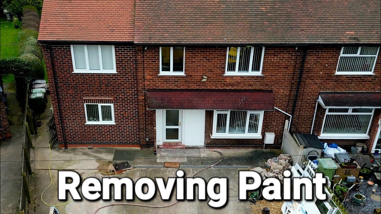 Removing Paint from a Brick Porch: Sandblasting Method