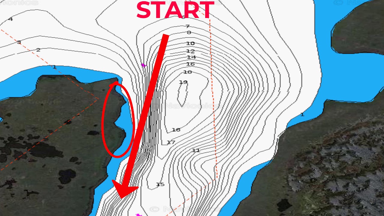 Finding Flounder Spots - Points and Dropoffs - Flounder Fishing