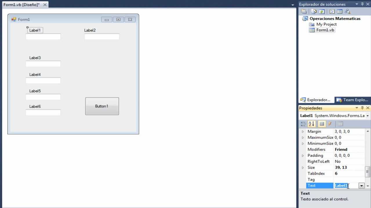 Tutorial : Visual Studio 2010 - Operaciones Matematicas  [Suma, Resta, Multiplicacion, Division]