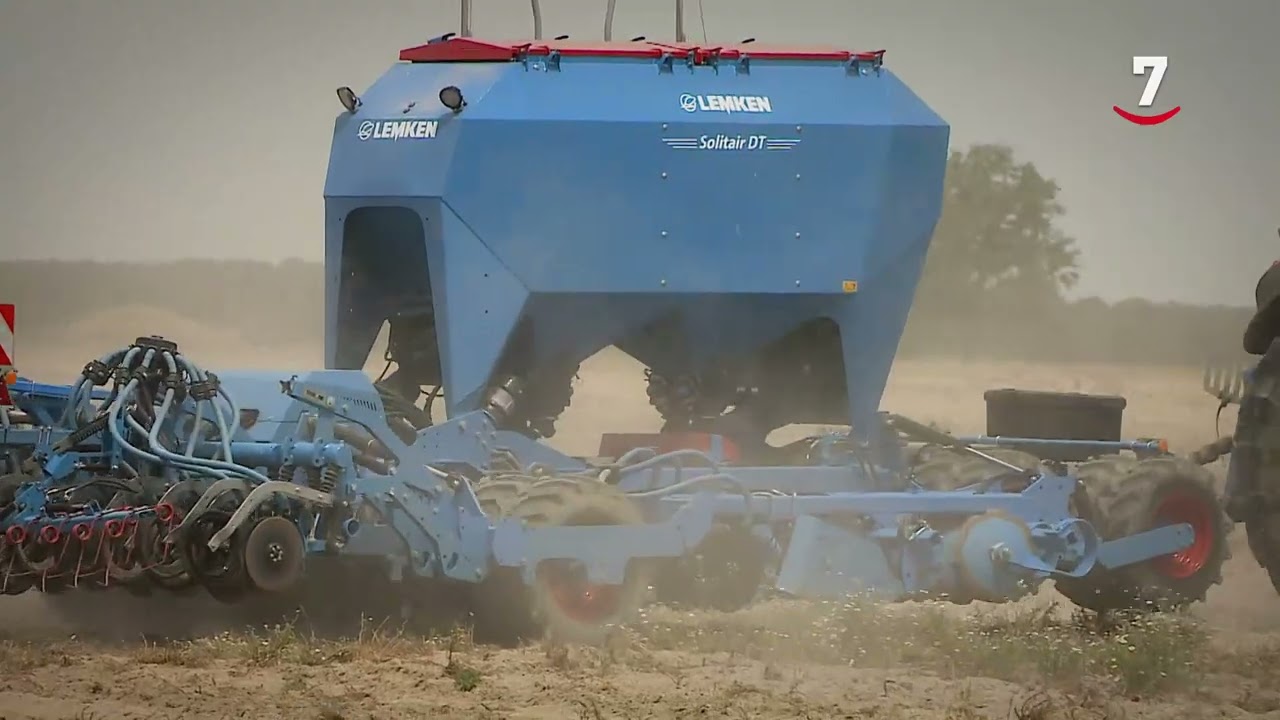 La nueva sembradora Solitair DT de Lemken llega a los campos de Castilla y León | Agro en acción