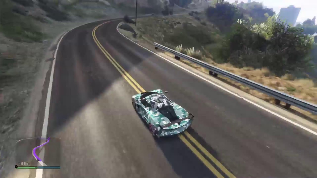 Just doing side quests in gta