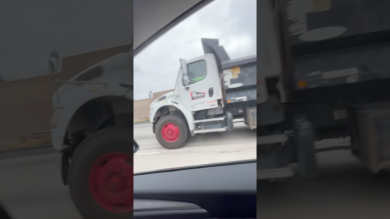 RARE!? 2023 Freightliner M2 106 Dump Truck with Red Rims!
