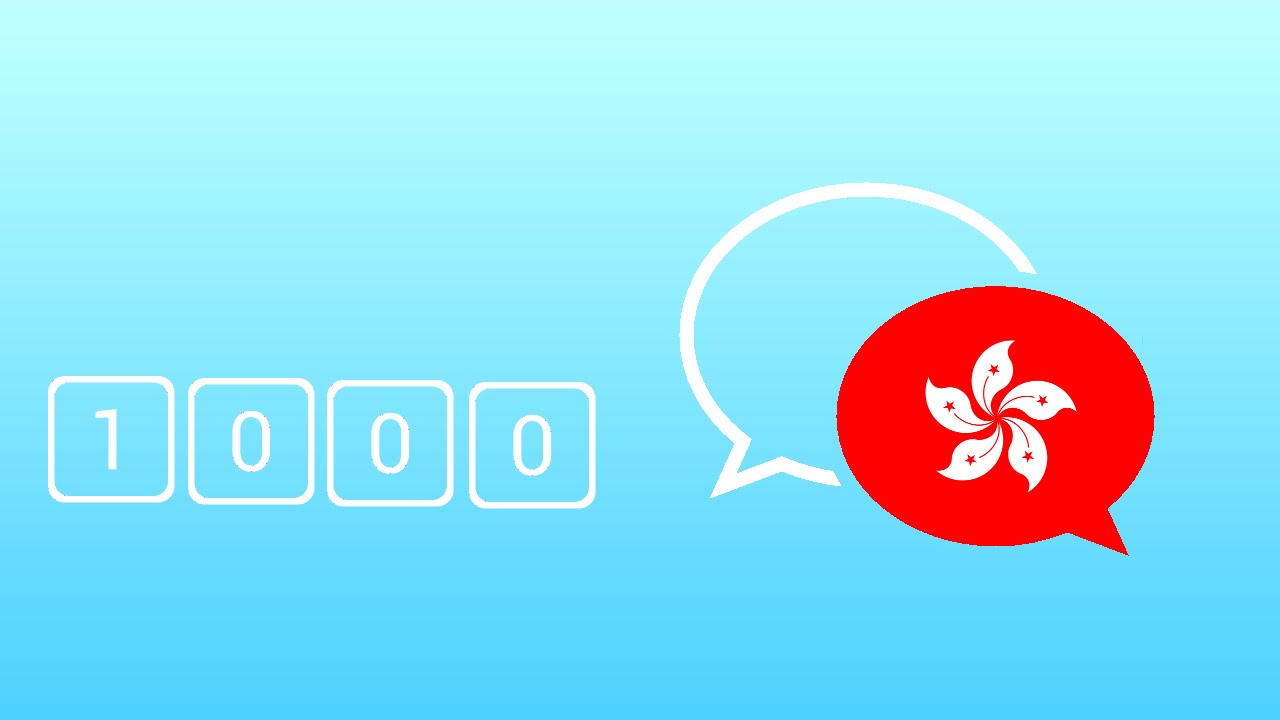 1000 câu tiếng Quảng Đông giao tiếp hằng ngày thông dụng nhất - Learn Cantonese Phrase Conversation