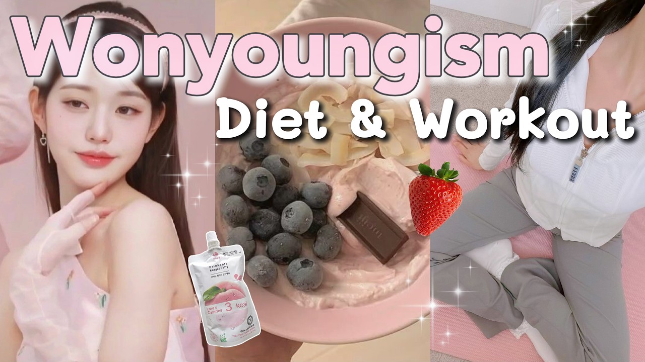 Wonyoung Diet & Workout secrets 🍓 wonyoungism motivation, selfcare vlog