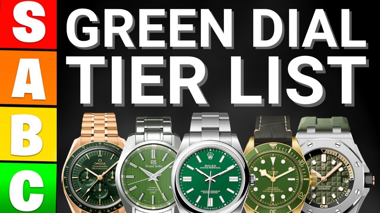 Ranking green dial watches by how well they hold their value