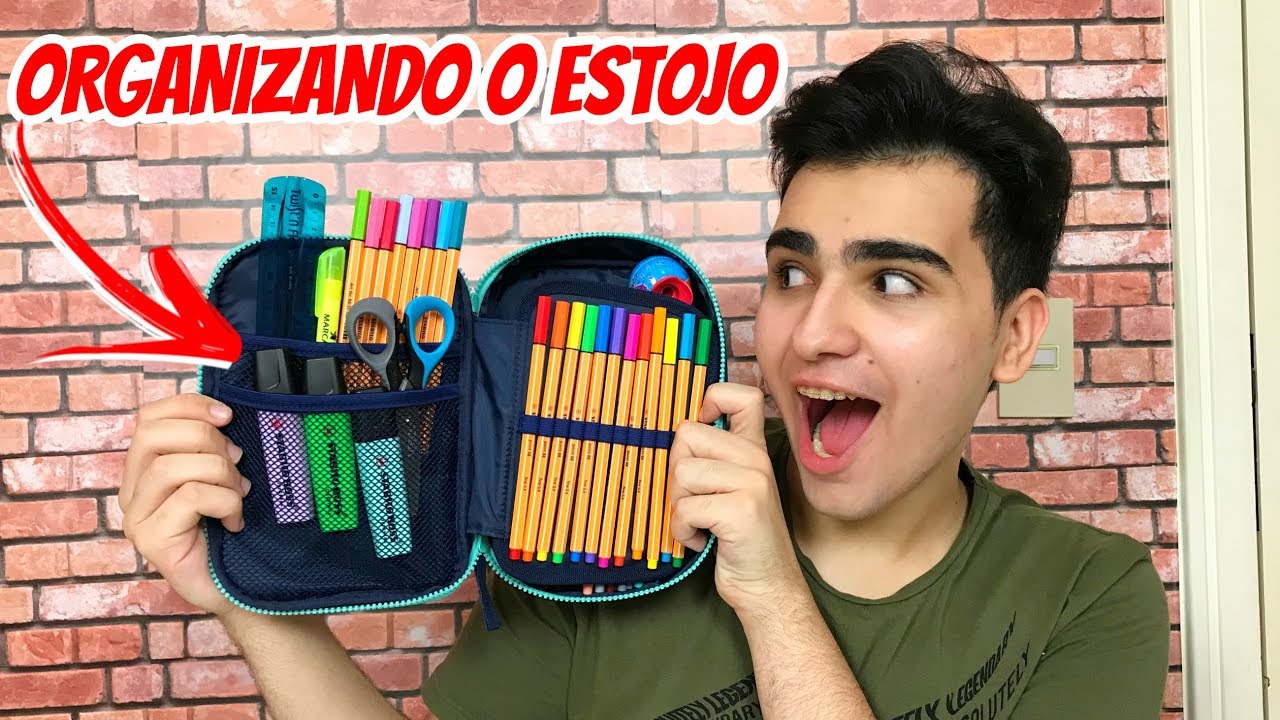 ORGANIZANDO MEU ESTOJO ESCOLAR 2018