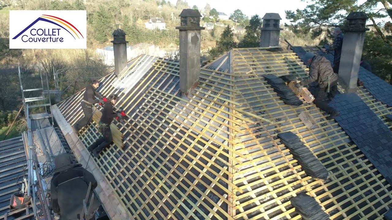 Toiture ardoise rénovation entreprise Collet Couverture à Redon