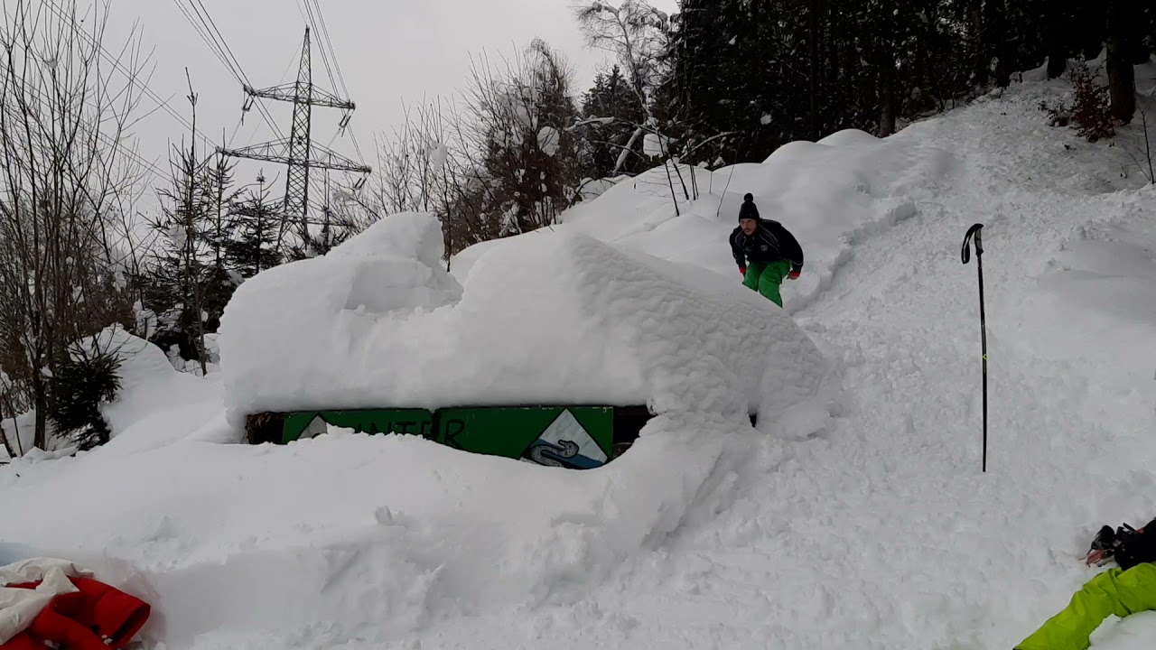 Schiweitsprung auf der Ratnitzer Normalschanze
