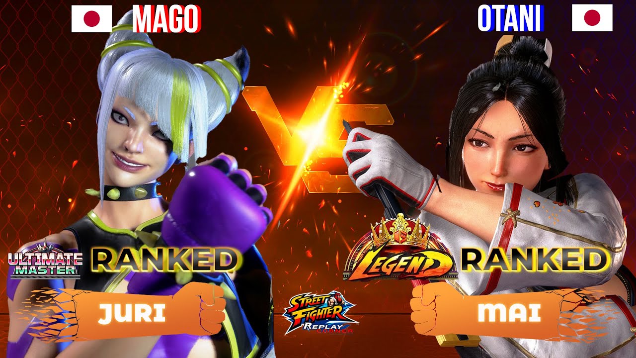 SF6 ▰ MAGO (Juri) vs OTANI (Mai) ▰ High Level Gameplay