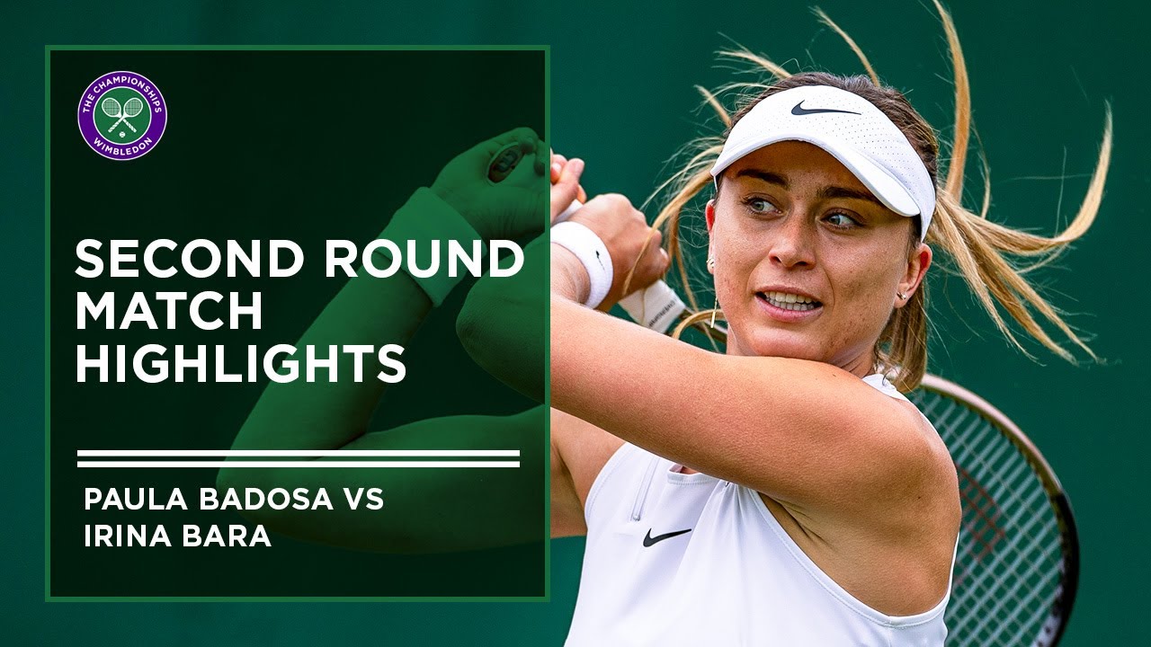 Paula Badosa vs Irina Bara | Match Highlights | Wimbledon 2022